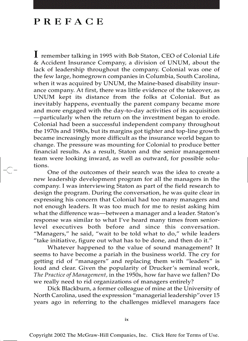 image for page Managerial leadership