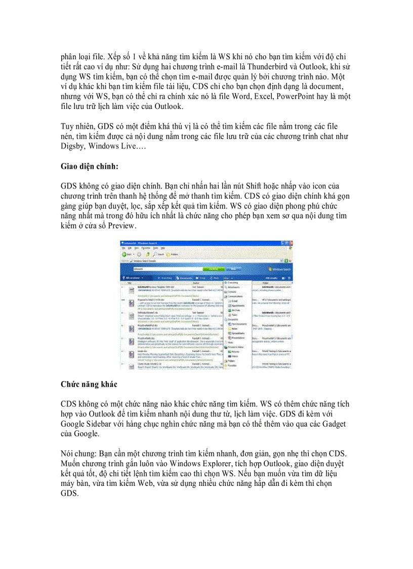 image for page Lựa chọn trình tìm kiếm dữ liệu trên máy tính