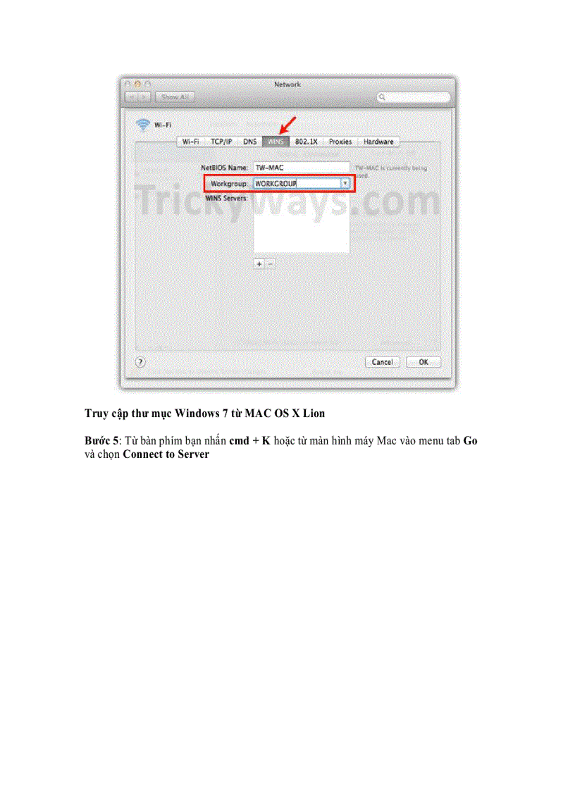image for page Truy cập máy tính Windows 7 từ máy Mac OS X Lion