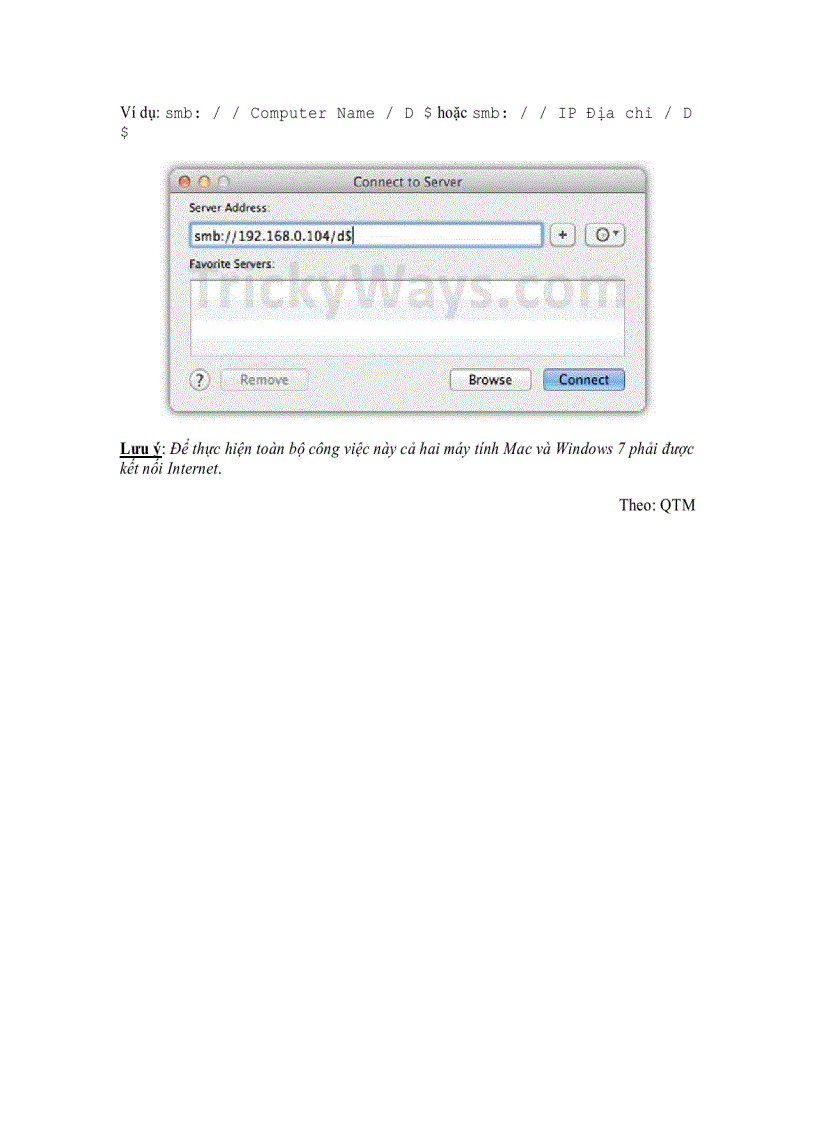 image for page Truy cập máy tính Windows 7 từ máy Mac OS X Lion