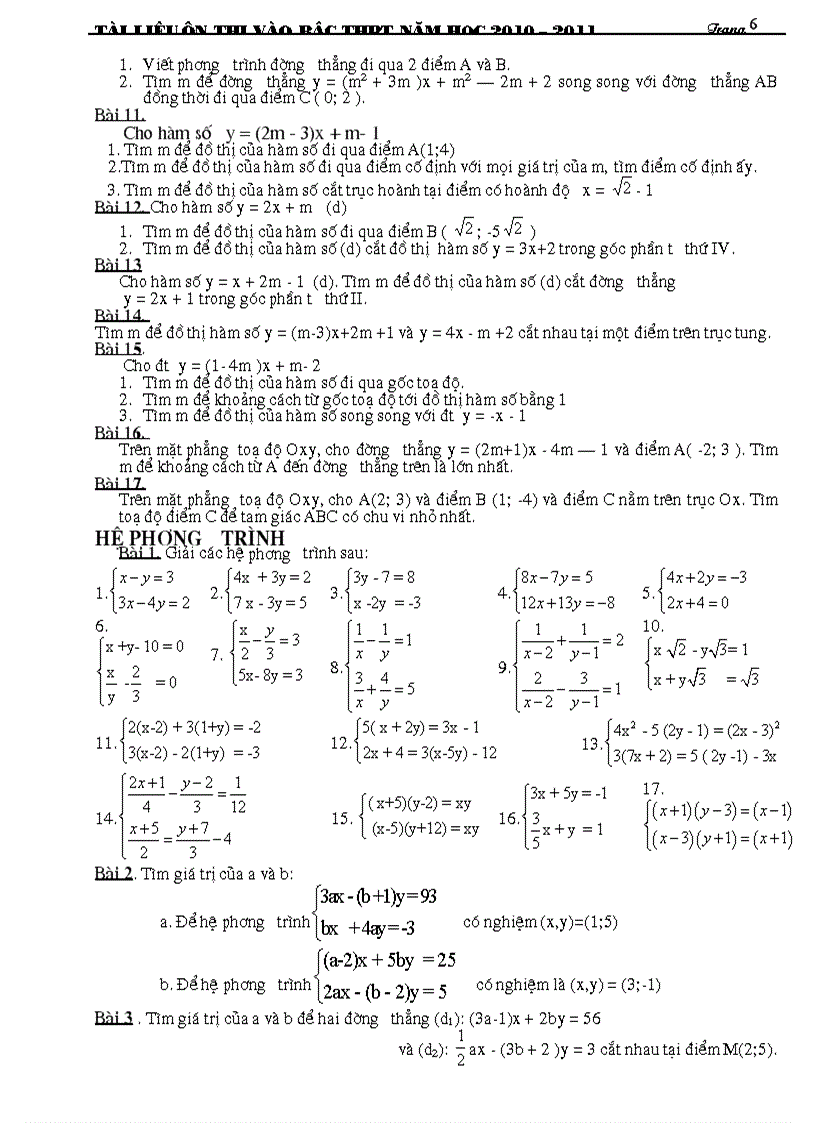 image for page Tài liệu ôn thi toán 9