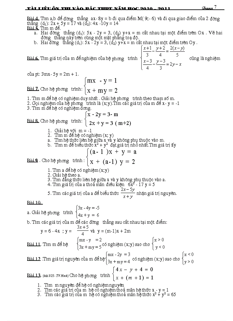 image for page Tài liệu ôn thi toán 9