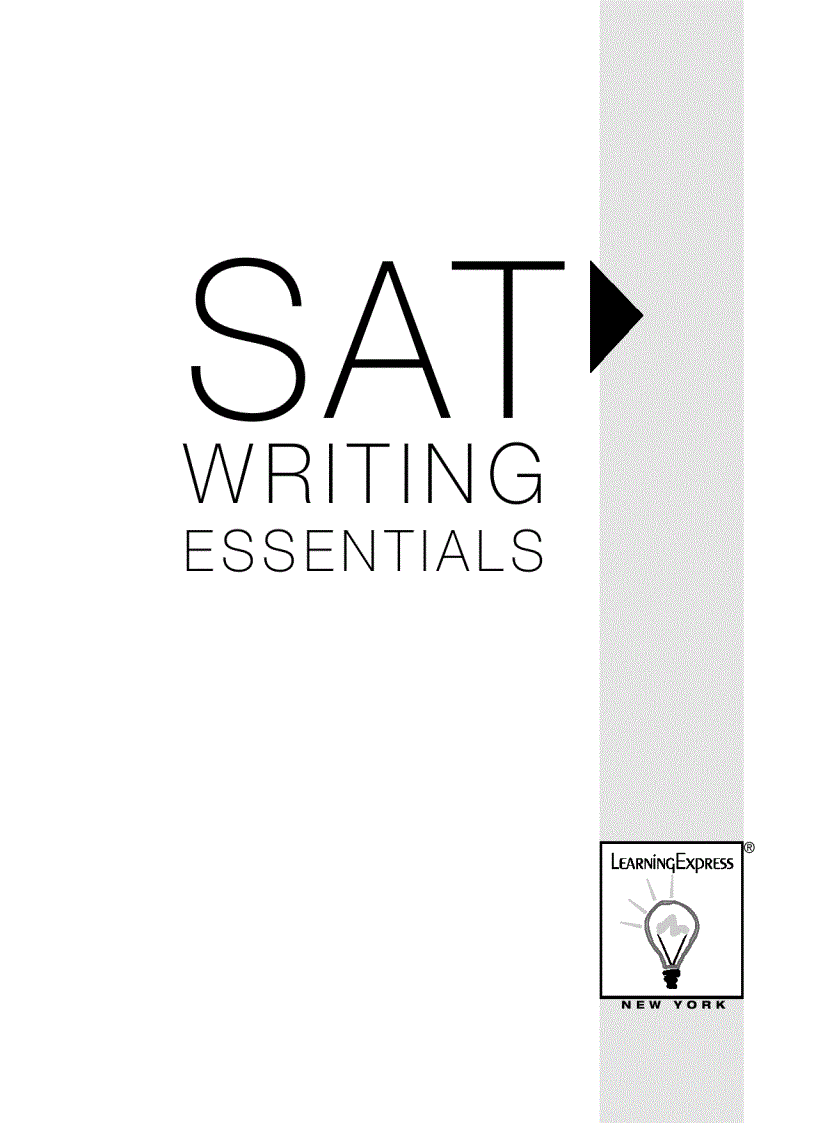 image for page SAT Writing Essentials