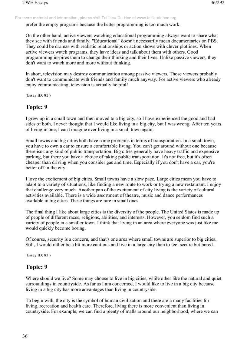 image for page 185 Topics and sample essays 1