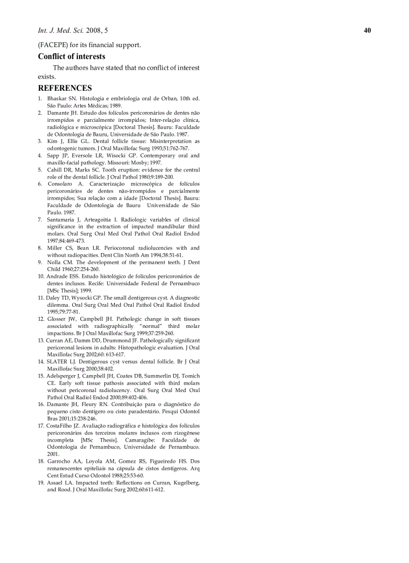 image for page Báo cáo y học Correlation of the Radiographic and Morphological Features of the Dental Follicle of Third Molars with Incomplete Root Formation