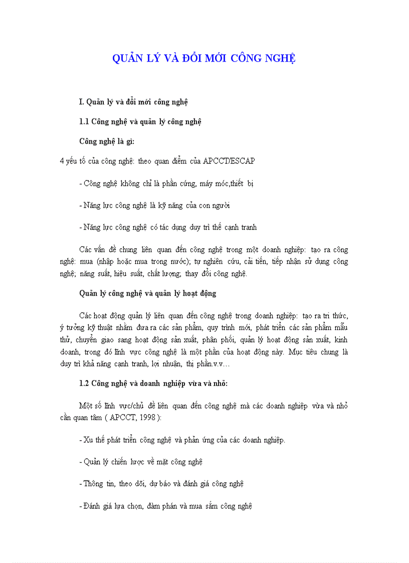 image for page Quản lý và đổi mới công nghệ