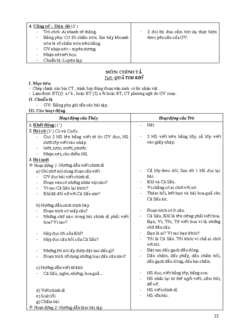 image for page Giáo án lớp 2 tuần 24