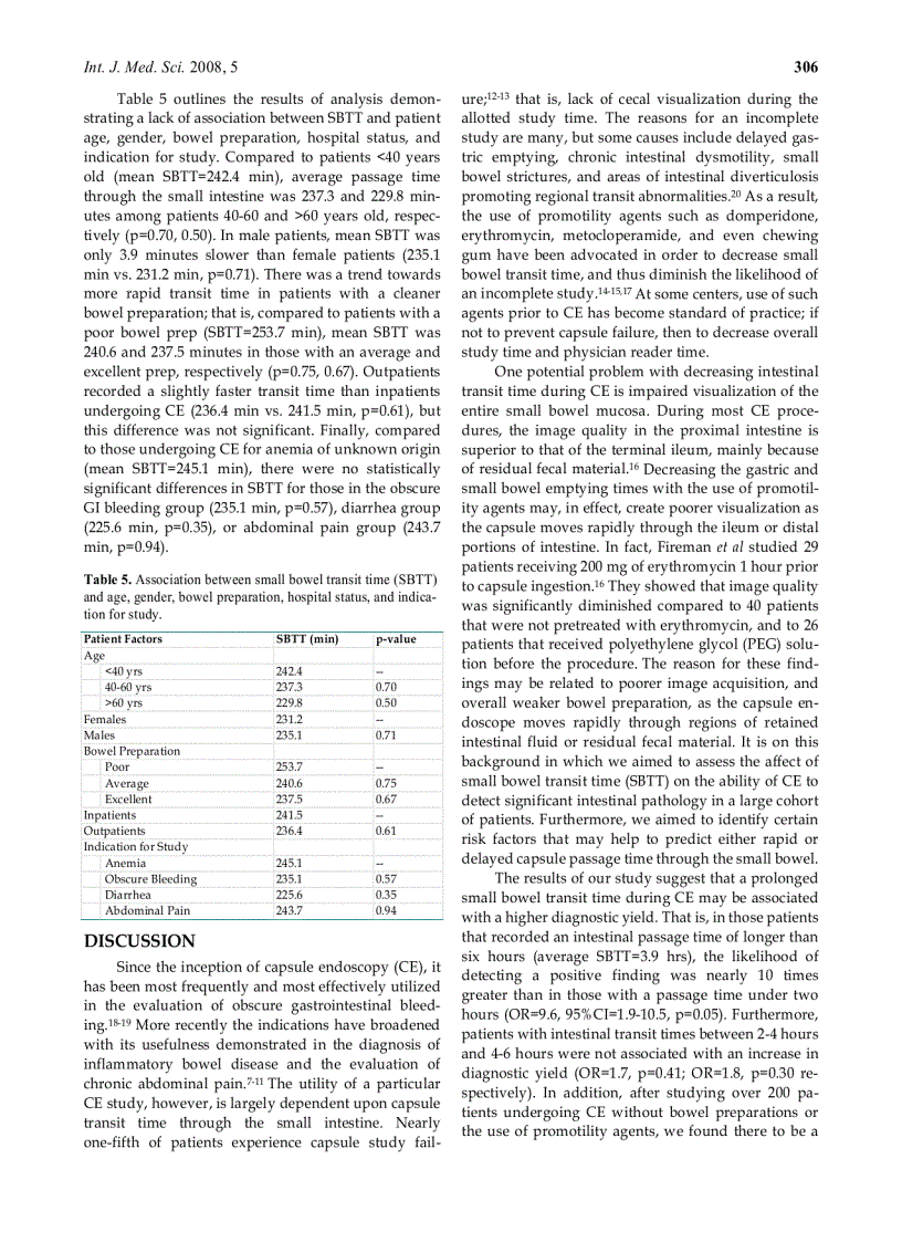 image for page Báo cáo y học Enhanced Diagnostic Yield with Prolonged Small Bowel Transit Time during Capsule Endoscopy