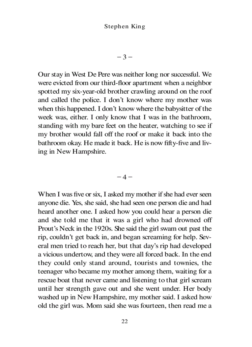 image for page On Writing by Stephen King