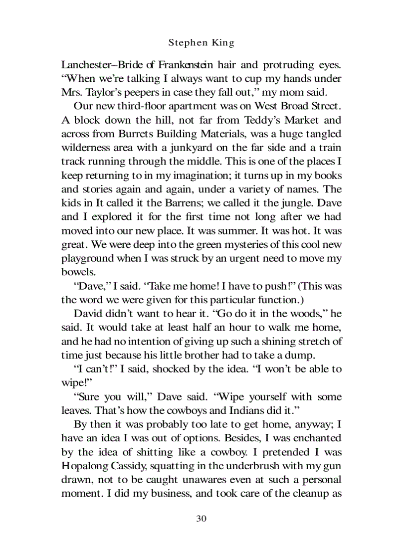 image for page On Writing by Stephen King