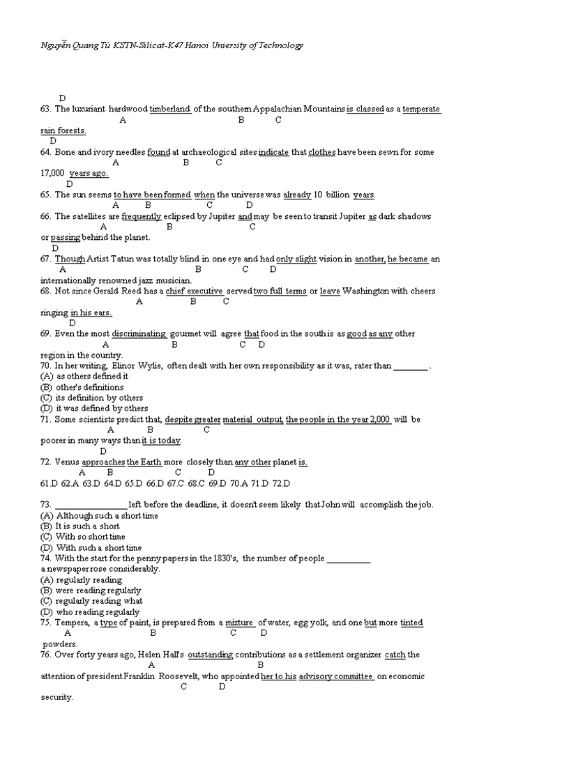 image for page 870 câu hỏi ôn thi Toeic