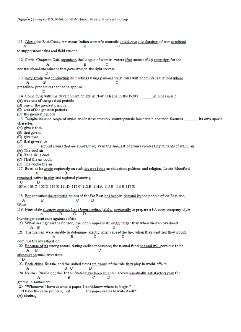 image for page 870 câu hỏi ôn thi Toeic