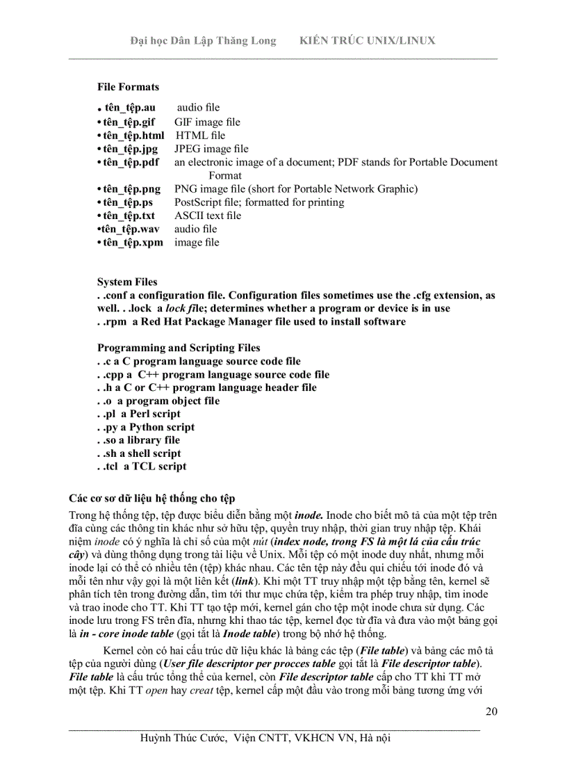 image for page Kiến trúc Uni Linux