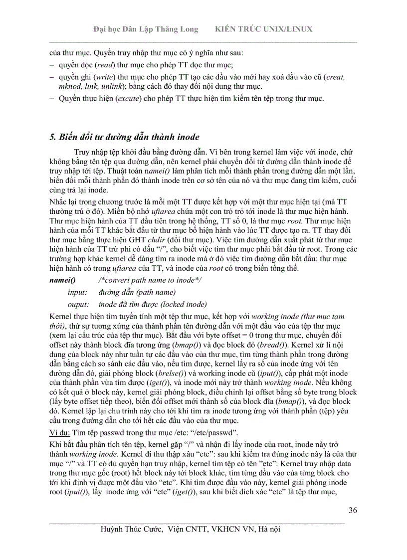 image for page Kiến trúc Uni Linux