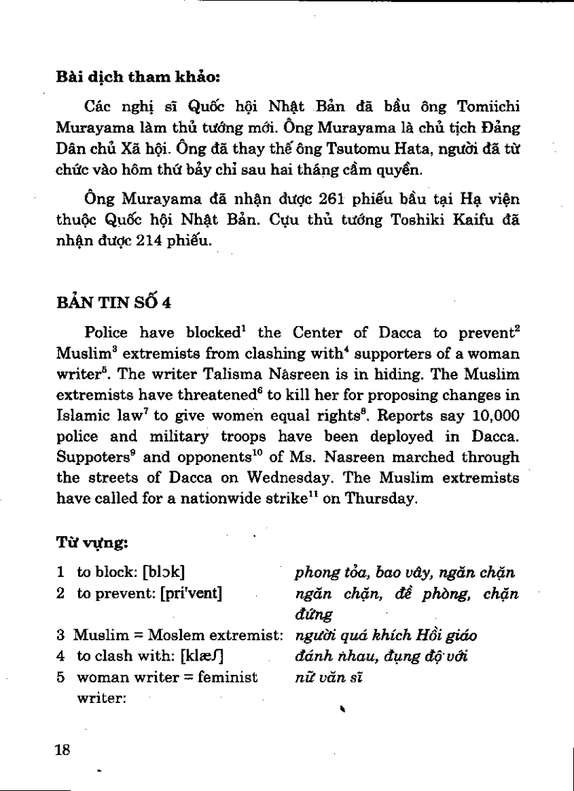 image for page Hướng dẫn đọc và dịch báo chí Anh Việt