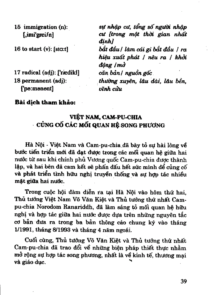 image for page Hướng dẫn đọc và dịch báo chí Anh Việt