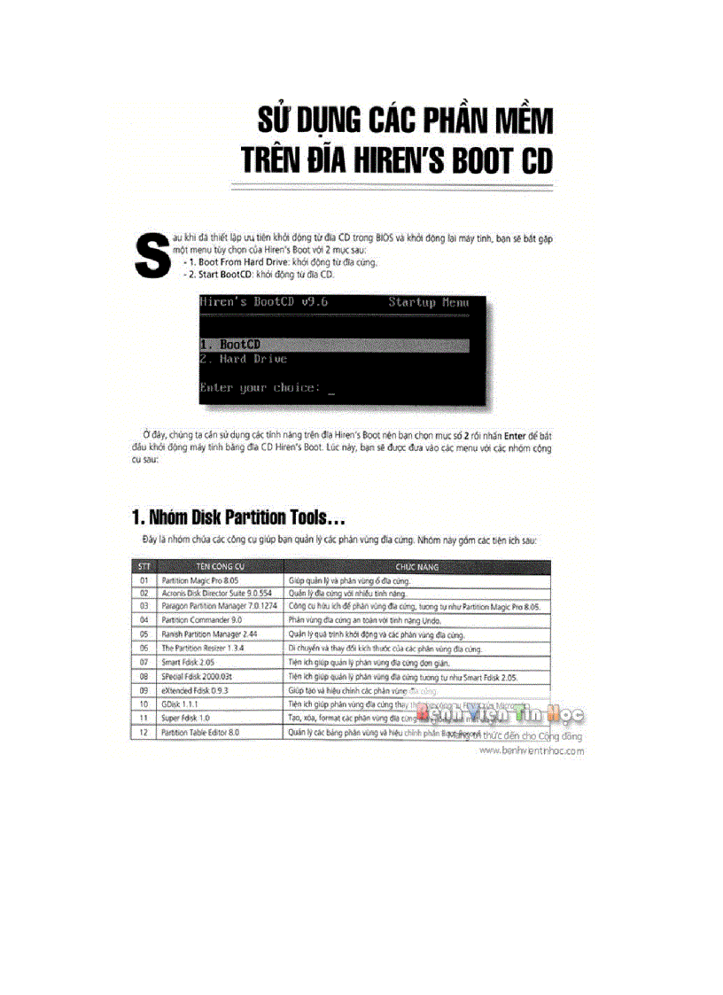 image for page Hướng dẫn sử dụng Hiren Boot toàn tập