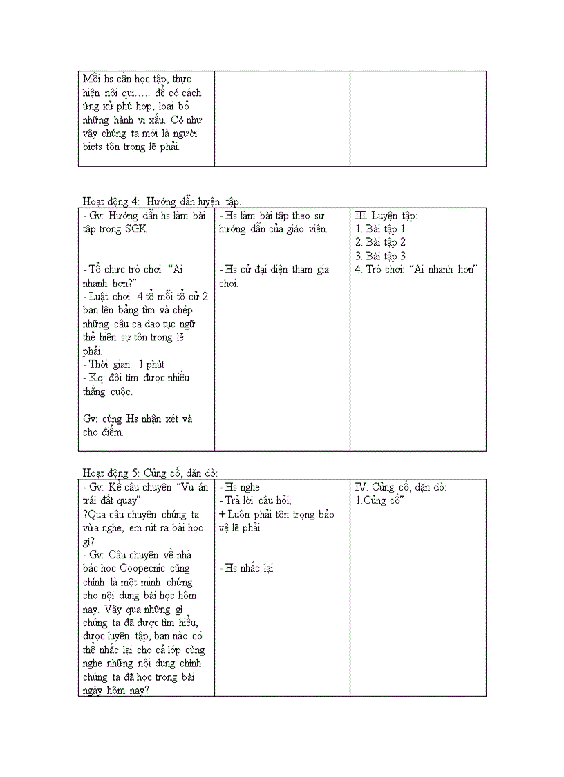 image for page Giáo dục công dân Tôn trọng lẽ phải