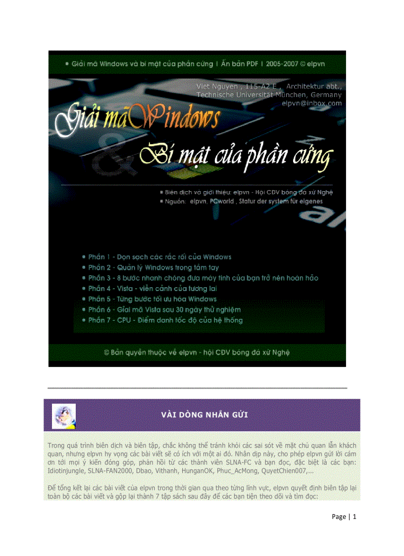image for page Giải mã Windows và Bí mật phần cứng