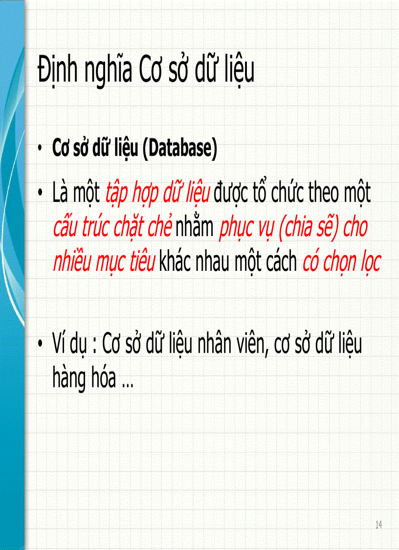 image for page Giáo Trình Cơ Sở Dữ Liệu Trường KHTN Chương 1