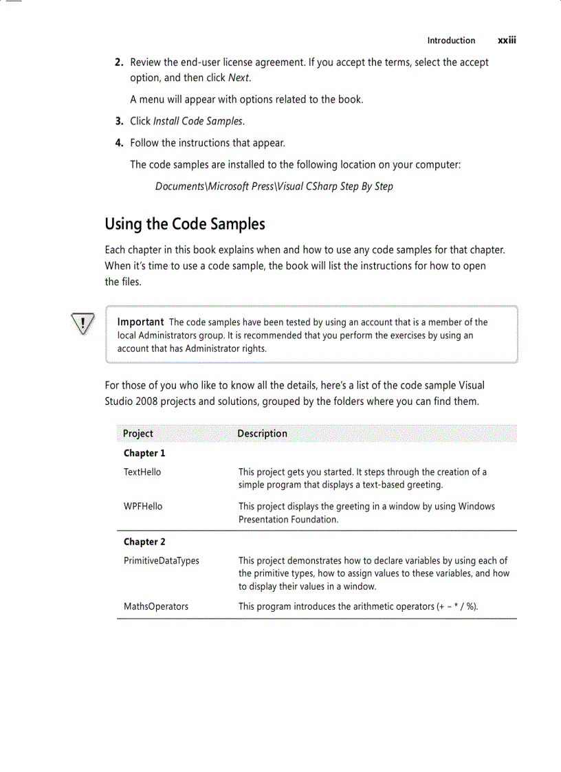image for page Csharp 2008 step by step