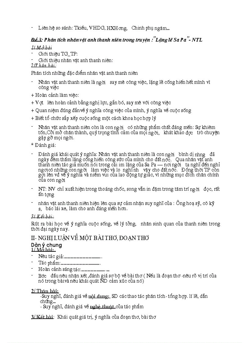 image for page Tài liệu ôn tập thi vào lớp 10 môn ngữ văn