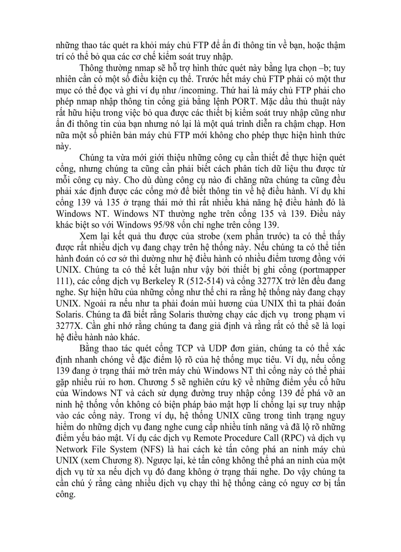 image for page Bảo mật mạng Bí quyết và giải pháp Quét