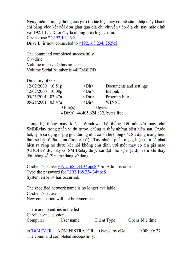 image for page Bảo mật mạng Bí quyết và giải pháp Đột nhập Window 2000