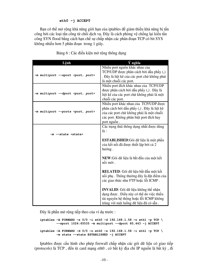 image for page Giới thiệu về Iptables