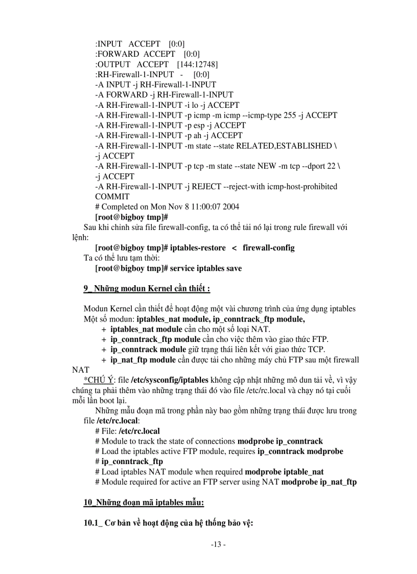 image for page Giới thiệu về Iptables