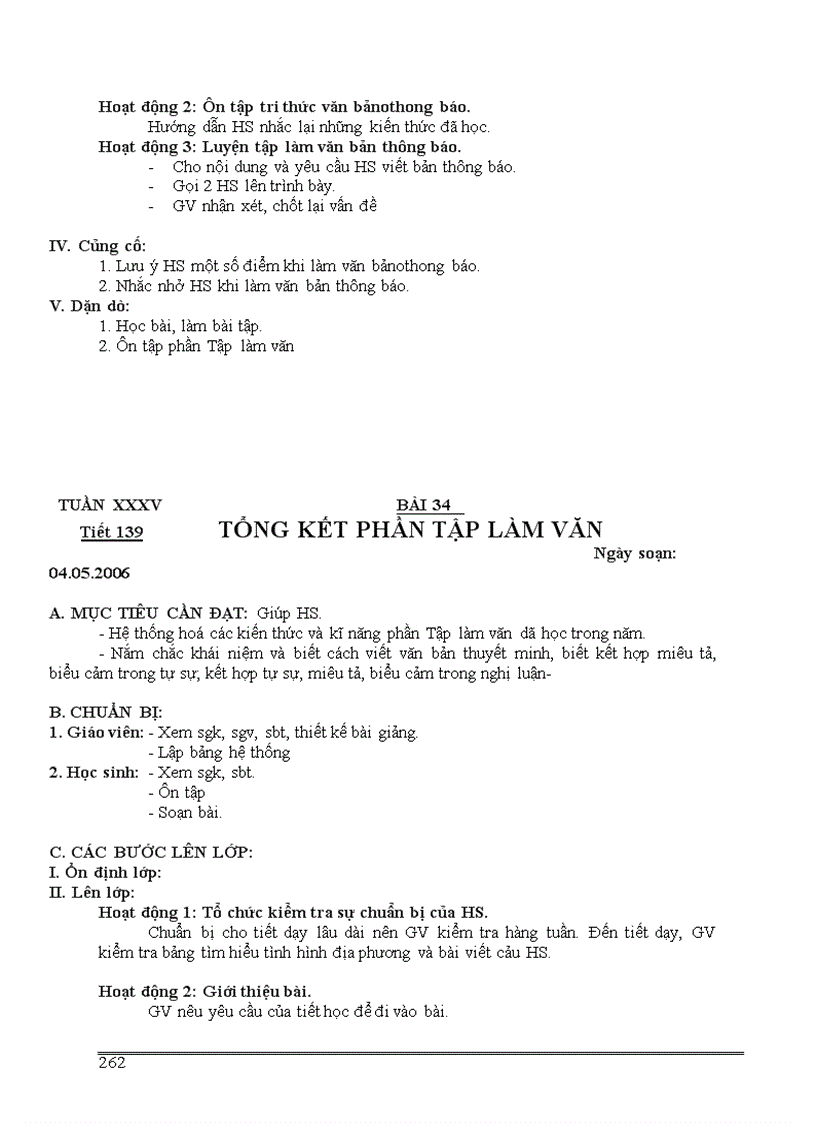 image for page Giáo án Ngữ văn 8