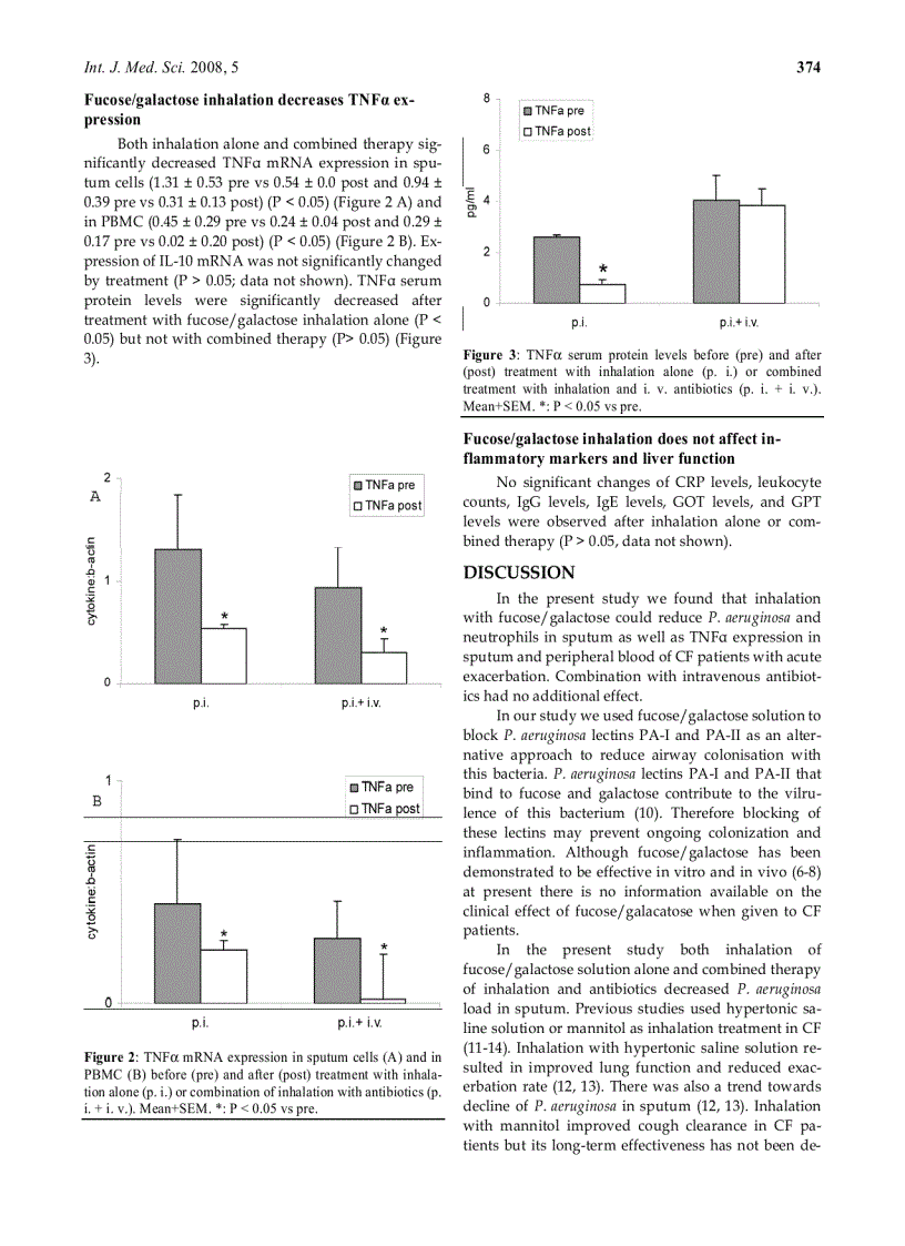 image for page Báo cáo y học Inhalation with Fucose and Galactose for Treatment of Pseudomonas Aeruginosa in Cystic Fibrosis Patients