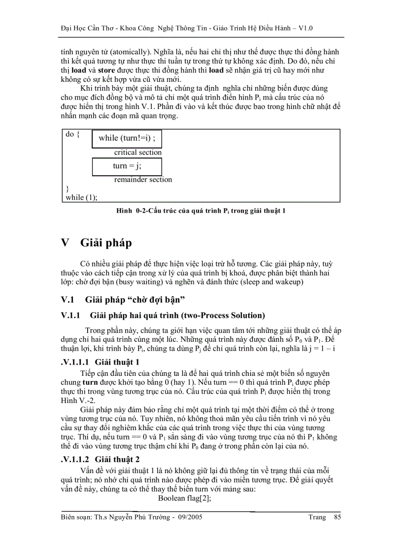 image for page Hệ điều hành Đồng bộ hóa quá trình