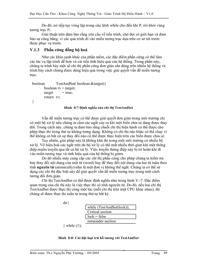 image for page Hệ điều hành Đồng bộ hóa quá trình