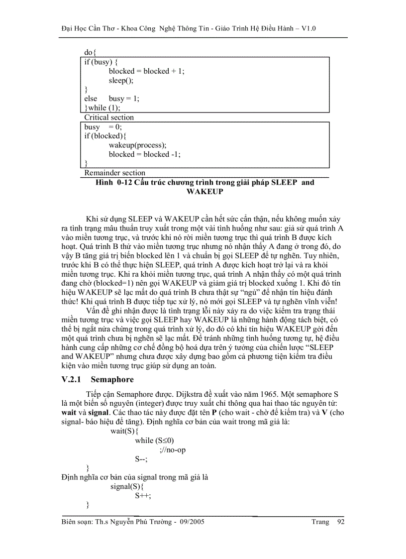 image for page Hệ điều hành Đồng bộ hóa quá trình