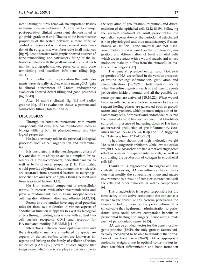 image for page Báo cáo y học Esterified Hyaluronic Acid and Autologous Bone in the Surgical Correction of the Infra Bone Defects