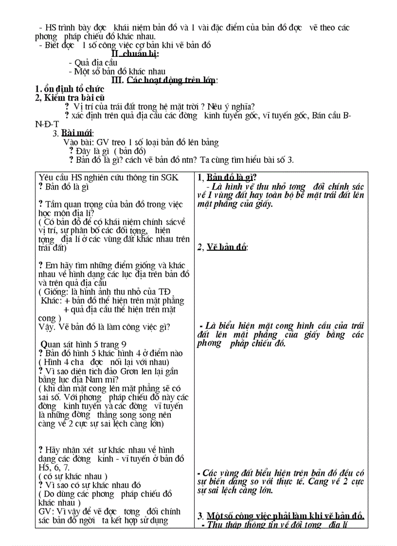 image for page Giáo án Địa lý 6