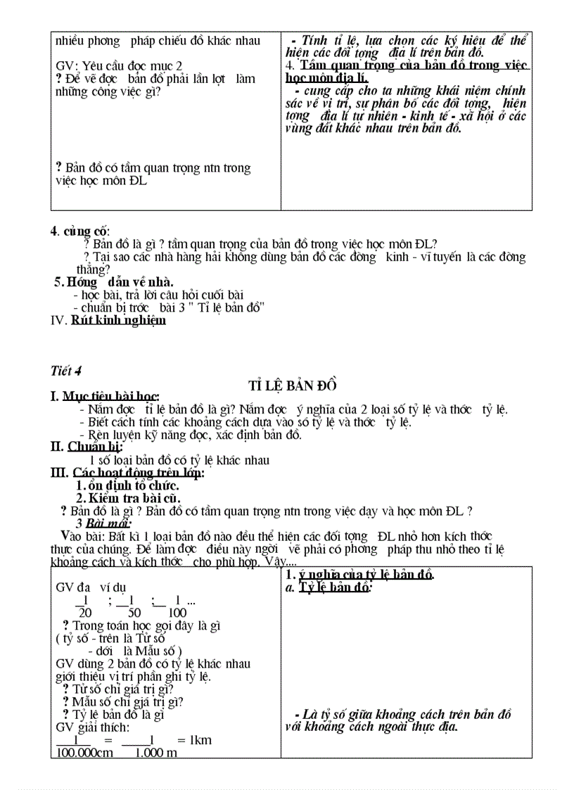 image for page Giáo án Địa lý 6