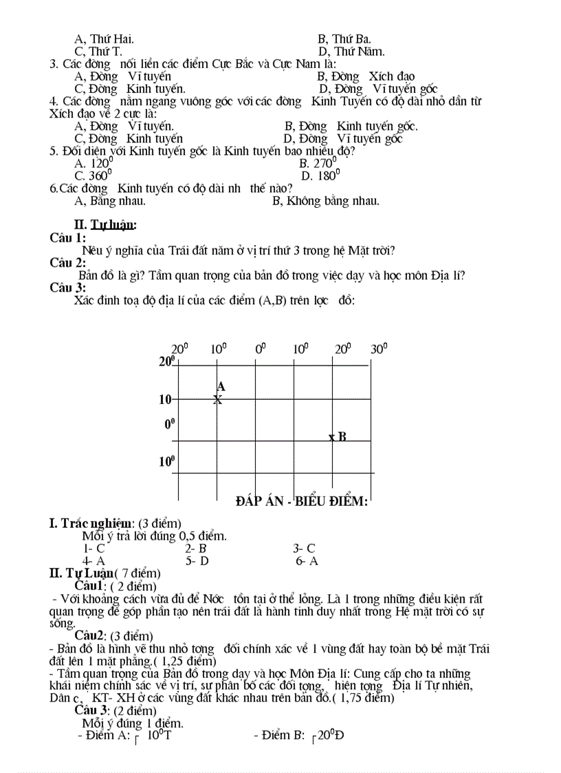 image for page Giáo án Địa lý 6