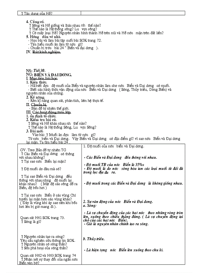 image for page Giáo án Địa lý 6