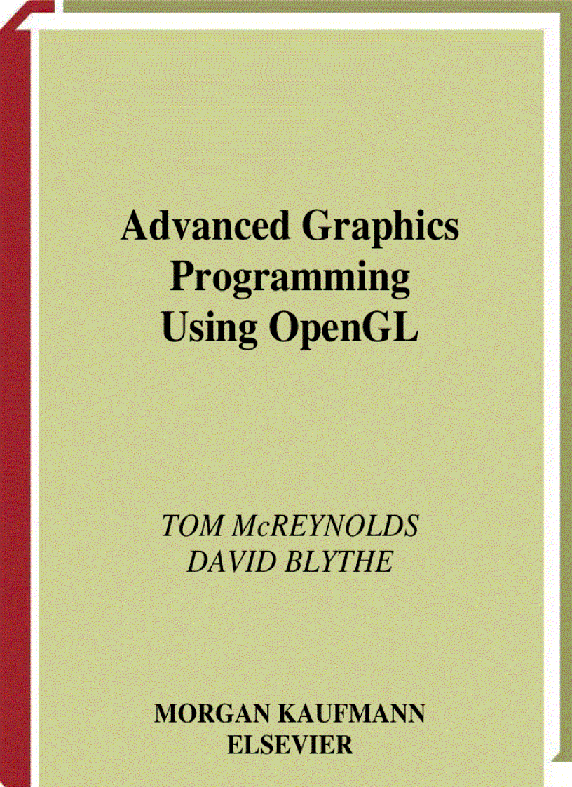 image for page Advanced Graphic Programming Using OpenGL