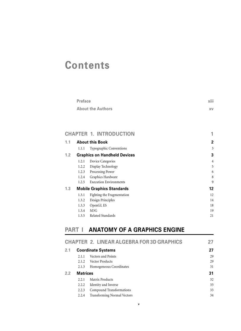 image for page Mobile 3D Graphics with OpenGL ES and M3G