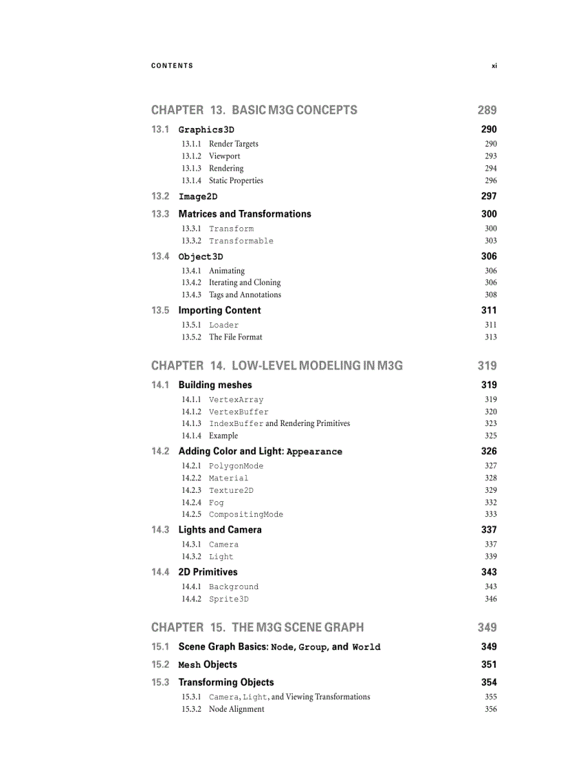 image for page Mobile 3D Graphics with OpenGL ES and M3G
