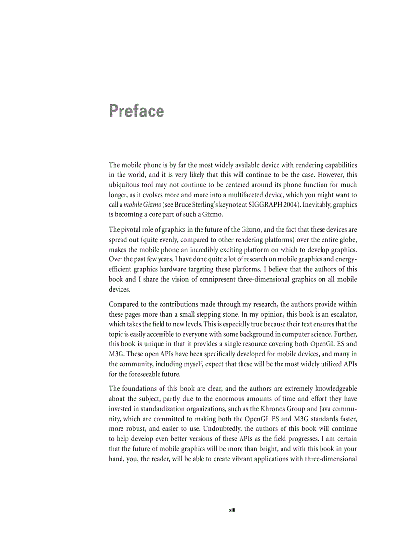 image for page Mobile 3D Graphics with OpenGL ES and M3G