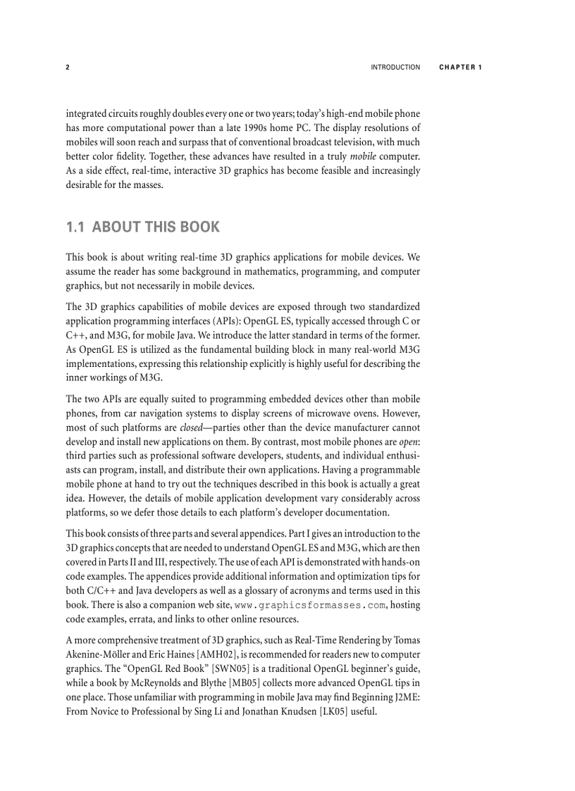 image for page Mobile 3D Graphics with OpenGL ES and M3G