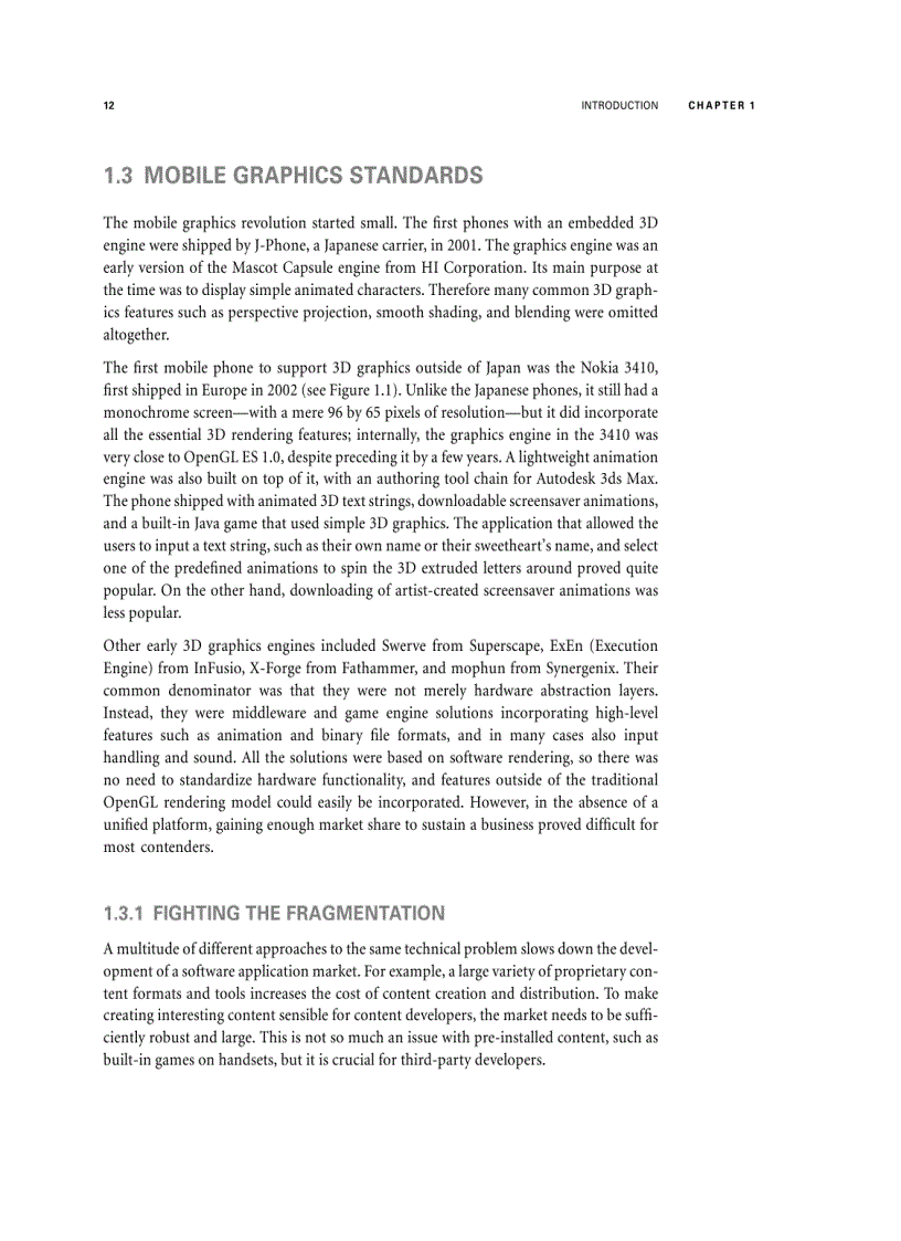 image for page Mobile 3D Graphics with OpenGL ES and M3G