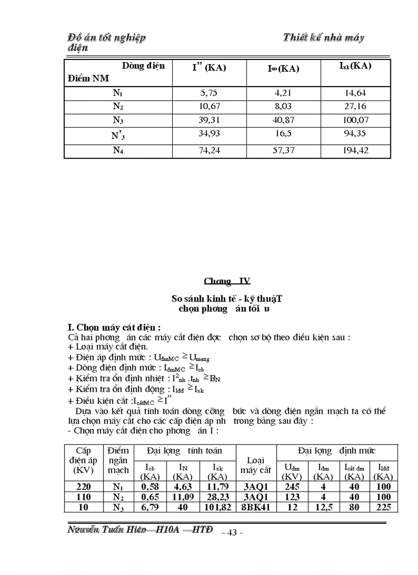 image for page Thiết kế phần điện nhà máy nhiệt điện gồm 4 tổ máy công suất mỗi máy là 100 MW