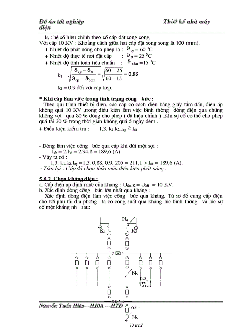 image for page Thiết kế phần điện nhà máy nhiệt điện gồm 4 tổ máy công suất mỗi máy là 100 MW