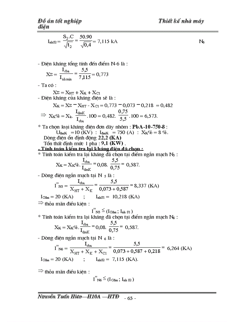 image for page Thiết kế phần điện nhà máy nhiệt điện gồm 4 tổ máy công suất mỗi máy là 100 MW