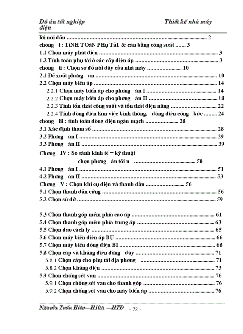 image for page Thiết kế phần điện nhà máy nhiệt điện gồm 4 tổ máy công suất mỗi máy là 100 MW